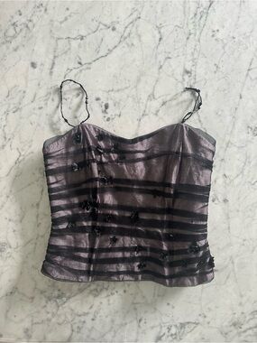 Vintage 90s/Y2K Whimsygoth Corset Top